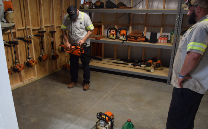 Baldwin PWD preps saws