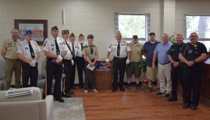 Flag Box at Demorest