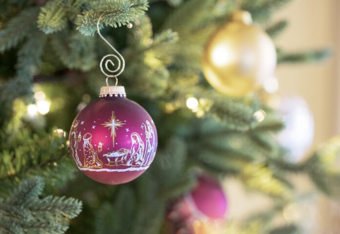 original Christmas nativity ornament