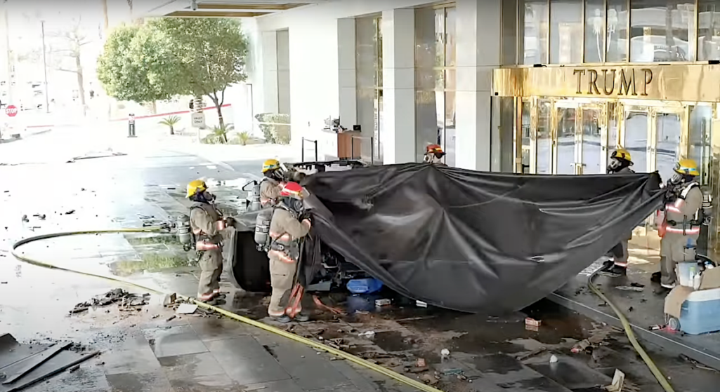 Police, FBI probing possible link between Tesla explosion in LV and New Orleans massacre