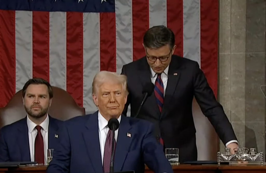 Trump boasts ‘America’s momentum is back’ in address to Congress as Dems protest, boycott