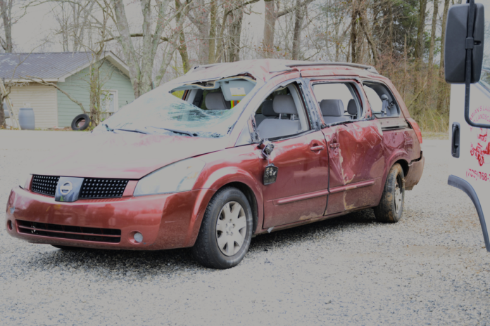 Welcome Home Rd-Nissan Quest-rollover