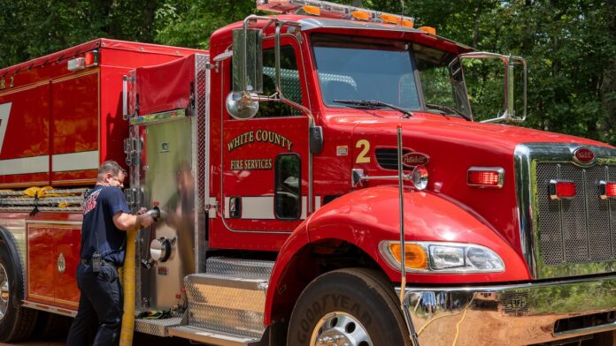 White County Fire Services truck