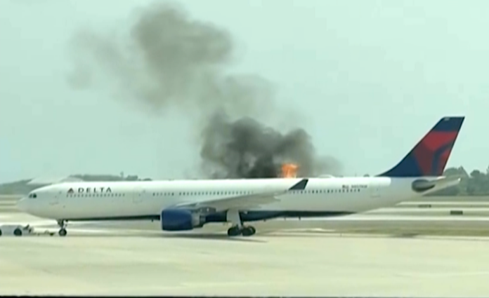Delta plane burning