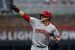 Friedl hits 2 homers as Reds beat Braves 4-3 and end 4-game skid