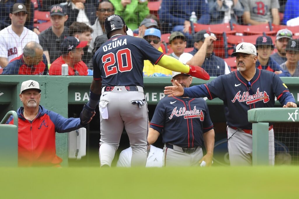 Marcell Ozuna homers for second straight day, and Braves beat Red Sox 10-4 for series win