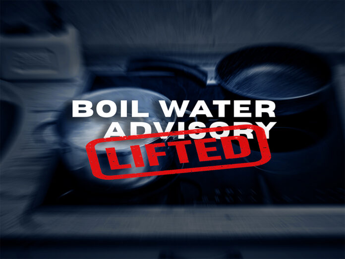 Boild Water Advisory 2 LIFTED