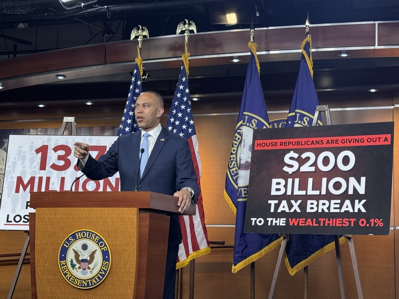 ‘Extreme and toxic’: Democrats in Congress mount opposition to GOP tax cut package