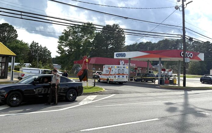 possible road rage wreck Big A Road at Hwy. 17 2