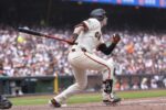 Yastrzemski knocks in 3 runs as Giants sweep struggling Braves with a 4-3 win