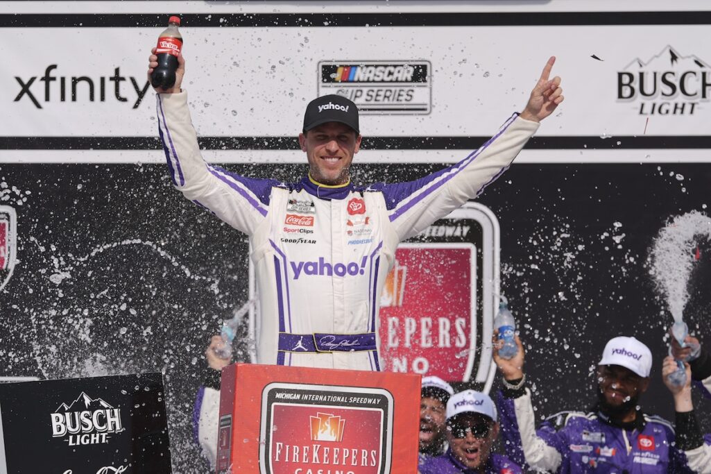 Denny Hamlin wins at Michigan for his 3rd NASCAR Cup Series victory of the season