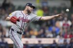 Sale sparkles as Braves snap seven-game skid by beating Brewers 7-1