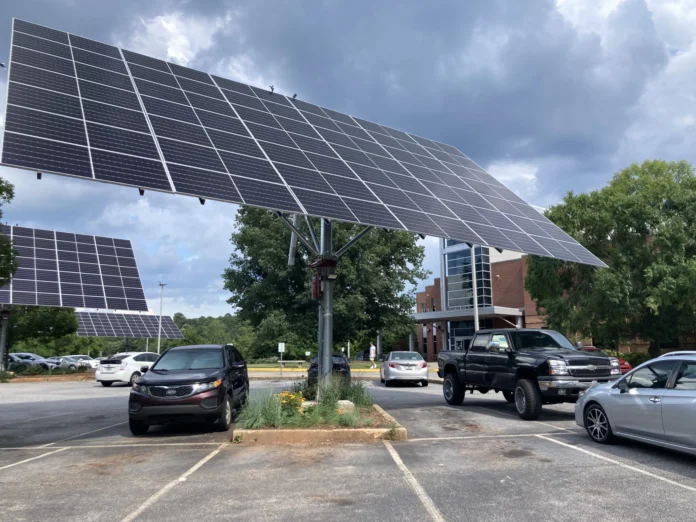 Athens-Clarke County Library solar panels