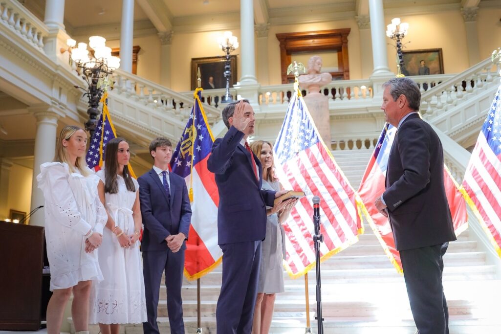 Benjamin A. Land sworn in to Georgia’s Supreme Court