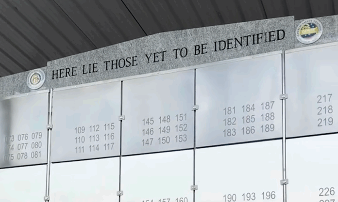 GBI mausoleum for unidentified remains