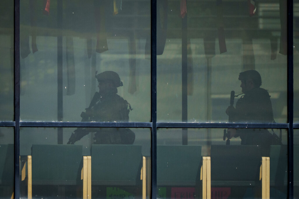 Charlie Kirk shooter still at large