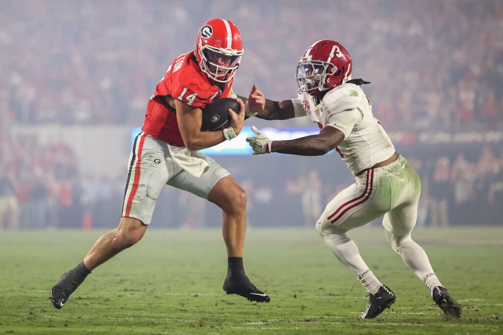 No. 12 Georgia looks to bounce back from a tough loss with its goals still intact