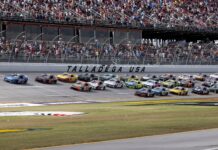 Briscoe claims OT win at Talladega