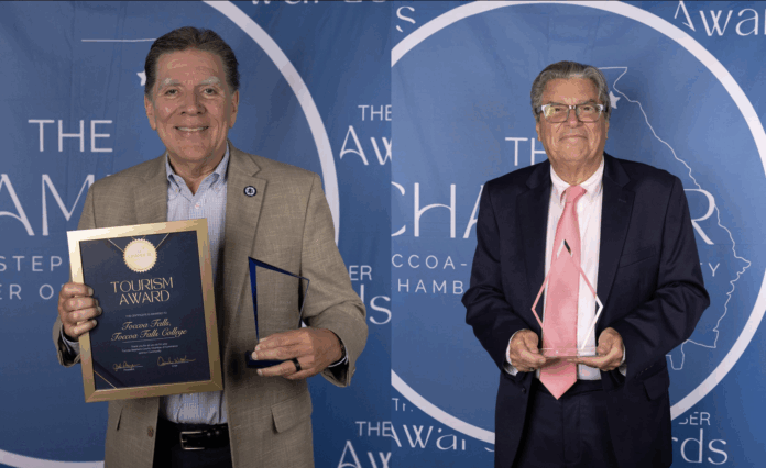 TFC President Dr. Bob Myers and TFC Board of Trustees member David Austin
