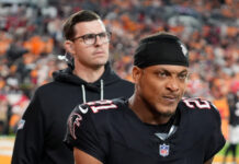 Falcons cornerback Mike Hughes is out but top wide receiver Drake London may return at Arizona