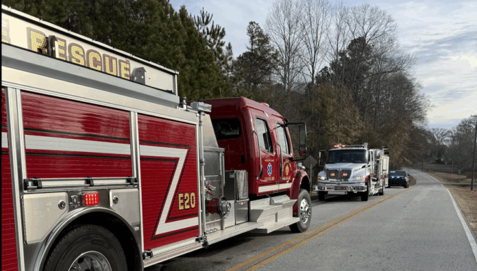Carnes Creek Fire Department responds to large wood fire off Carnes Creek Road