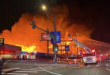 Firefighters battle major blaze at Denver apartment complex under construction