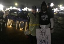 Local activists hold vigil for Renee Good