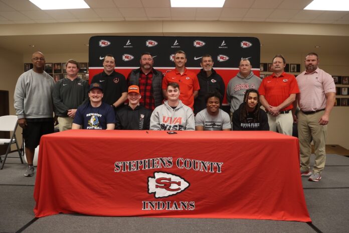 Stephens County signing day